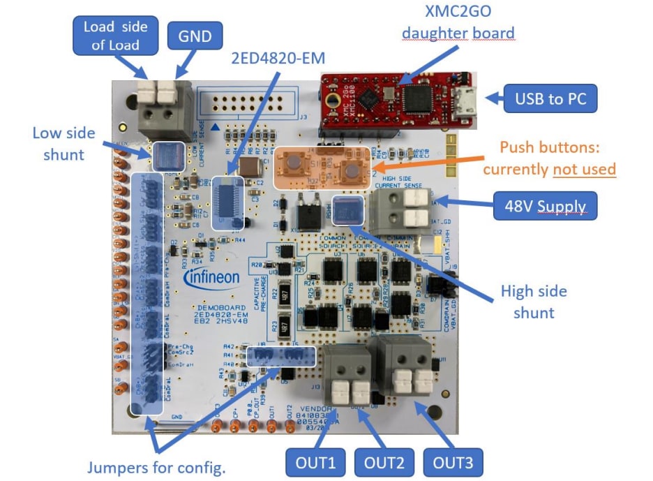 Infineon Technologies 2ED4820-EM EB2 2HSV48 Evaluation Board